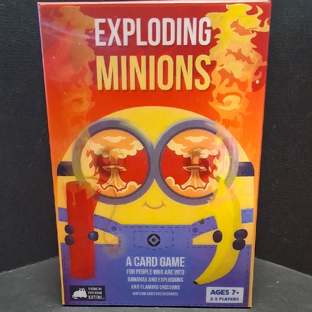Exploding Minions Card Game - Red and Yellow